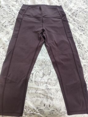 ZYIA High-Rise Leggings in Plum